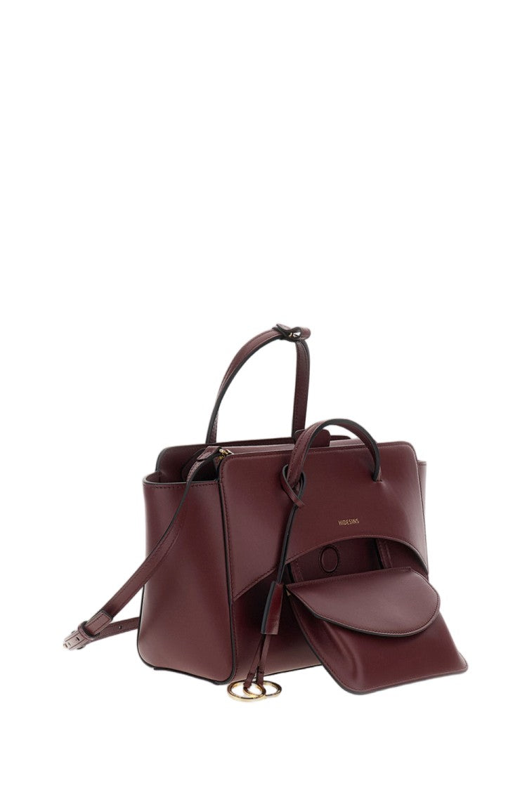 Hidesins Red Flap M Leather Shoulder Bag