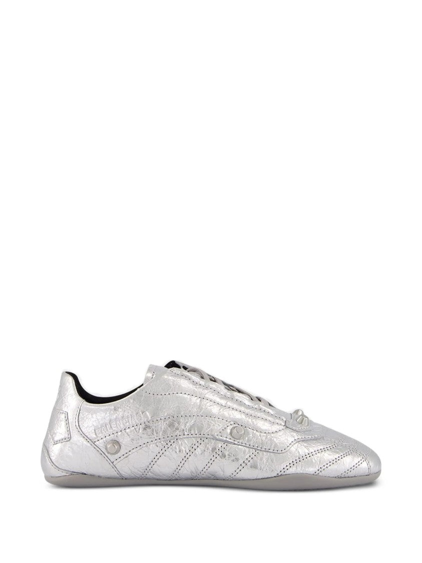 Balenciaga City Silver Metallic Sneakers