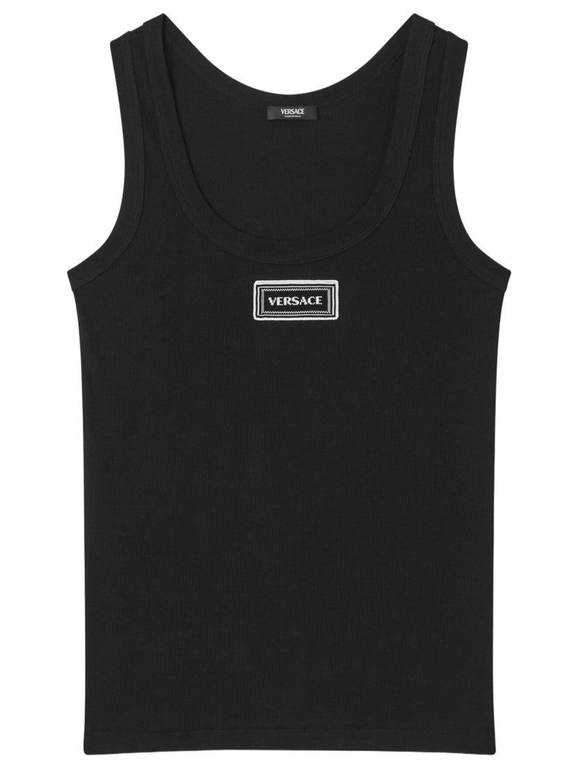 Versace Stretch Cotton Tank Top