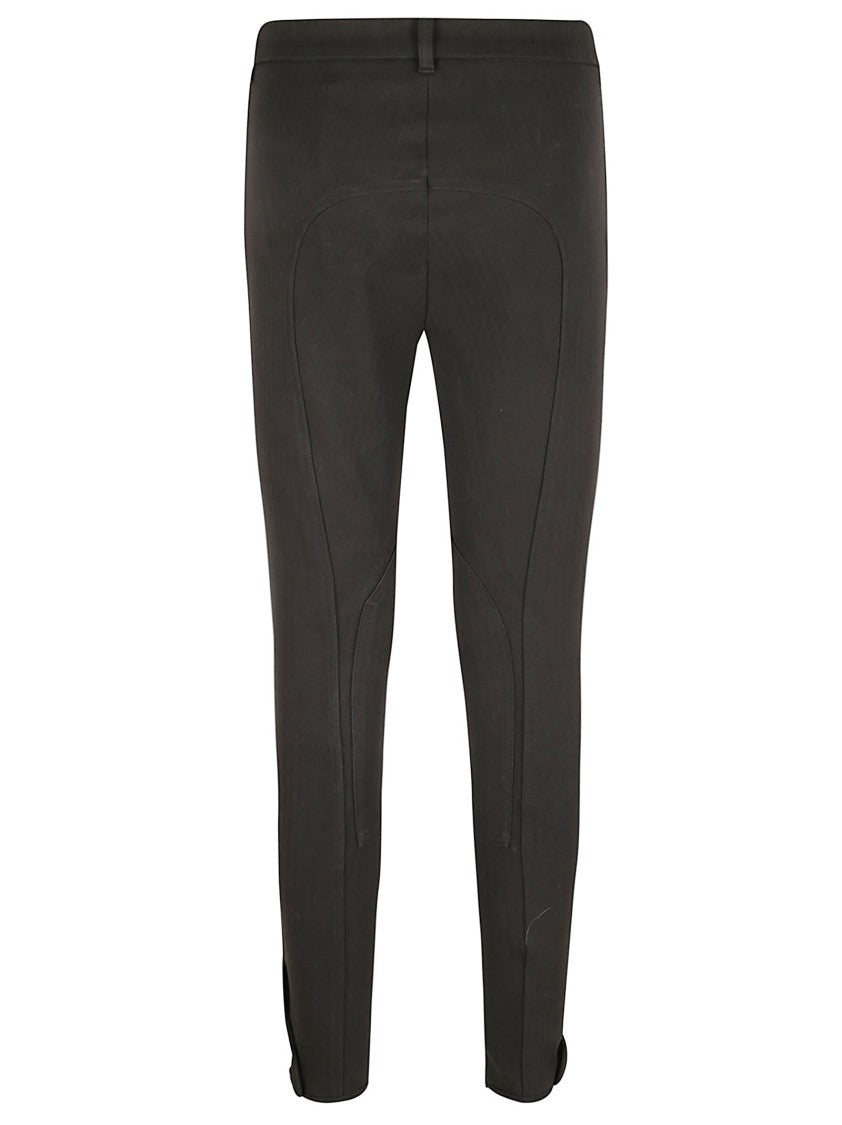 Burberry Herringbone Stretch Cotton Jodhpur Trousers