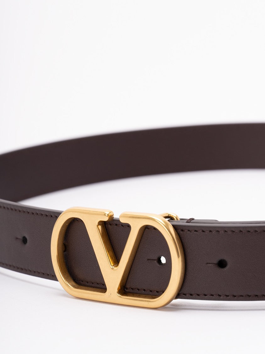 Valentino Garavani `Vlogo Signature` Leather Belt