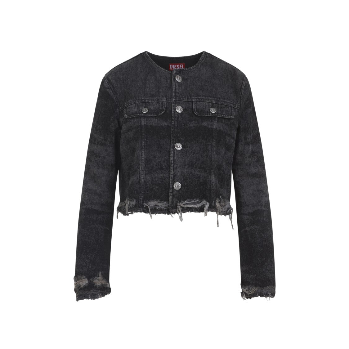 Diesel Grey Cotton De-Graffy Jacket