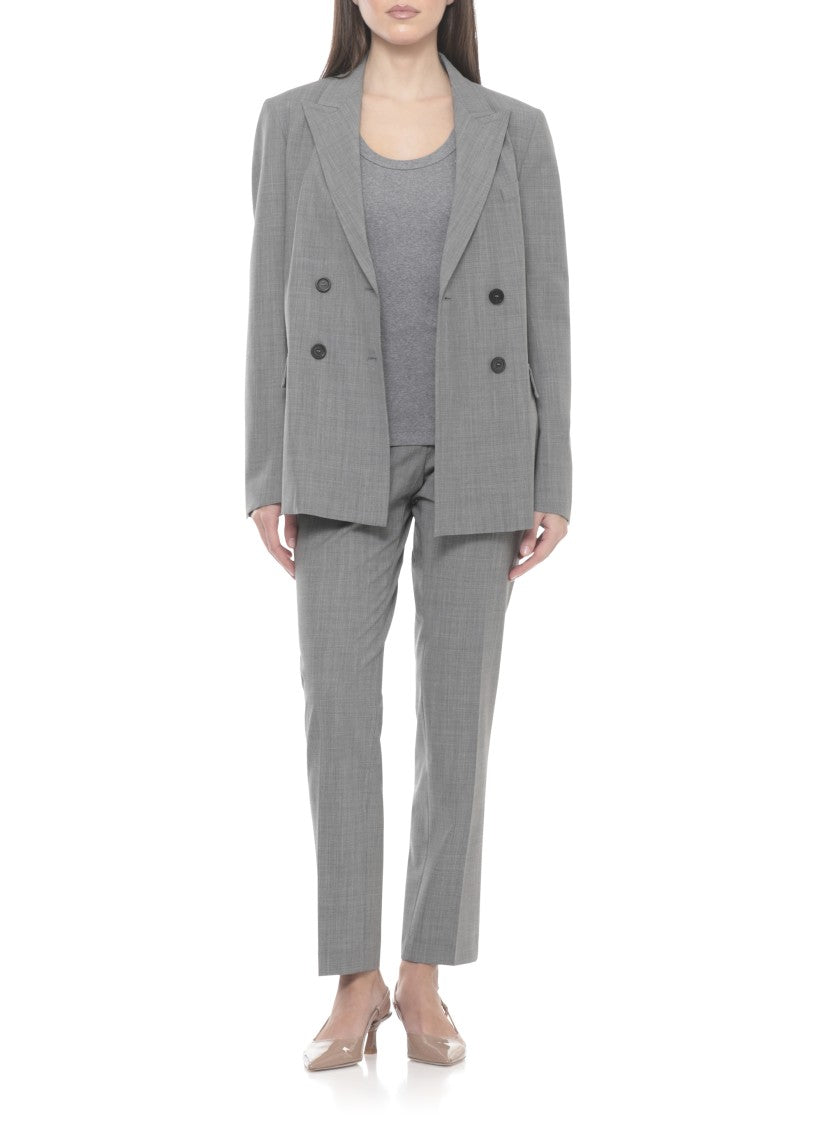 Fabiana Filippi Grey Lightpoint Detail Cotton T-Shirt