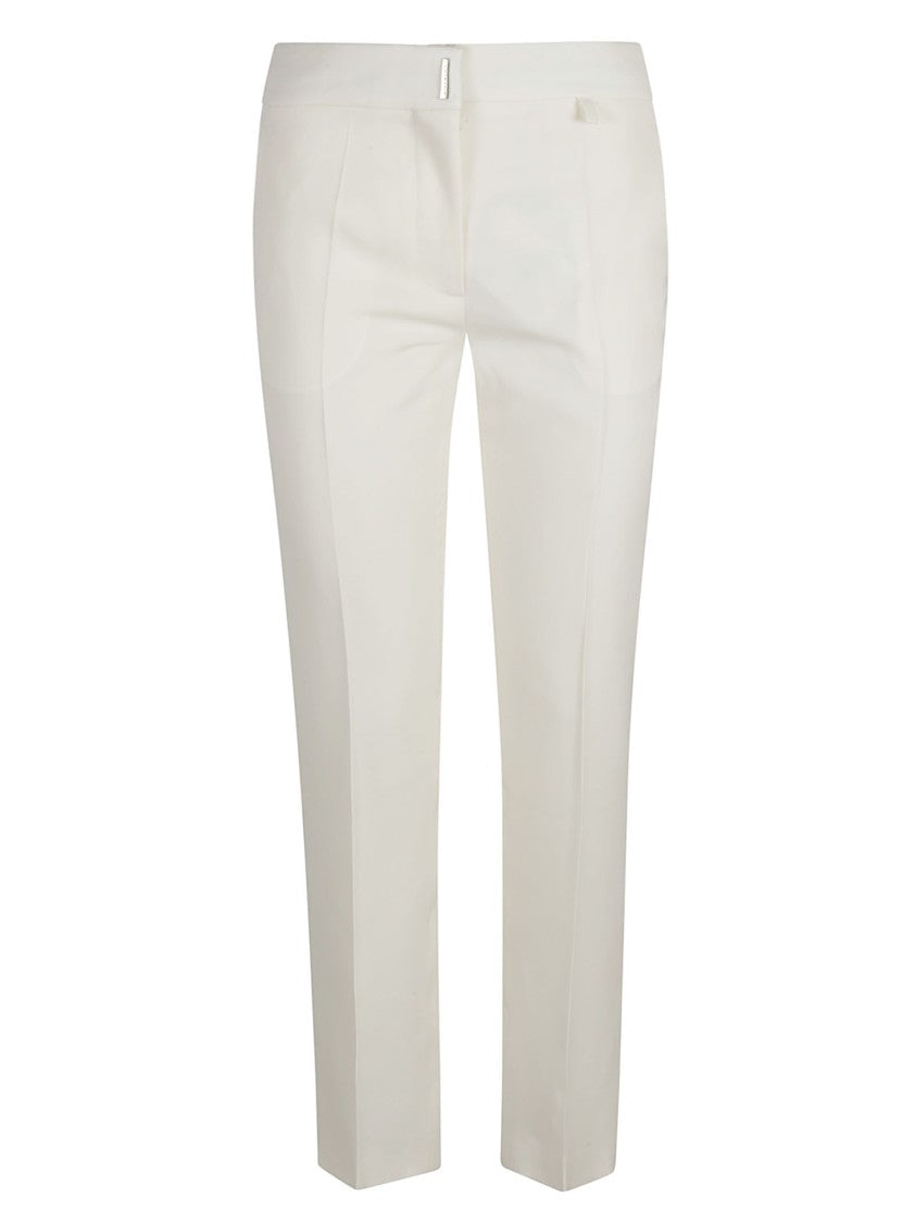 Givenchy Tailored White Trousers With Straight-Leg Silhouette