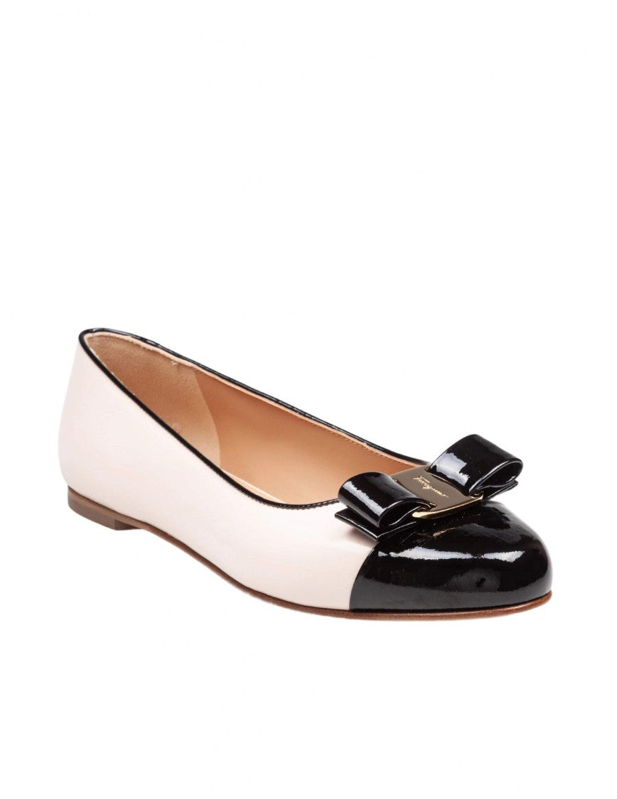 Salvatore Ferragamo Varina Ballerina Flats In Nappa