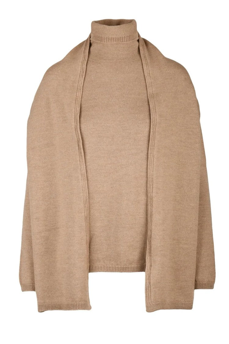 Max Mara High Neck Sweater - Beige