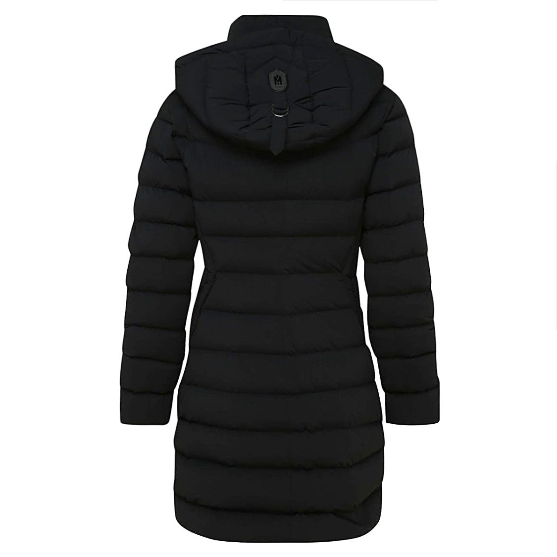 Mackage Black High Collar Hooded Padded Down Jacket