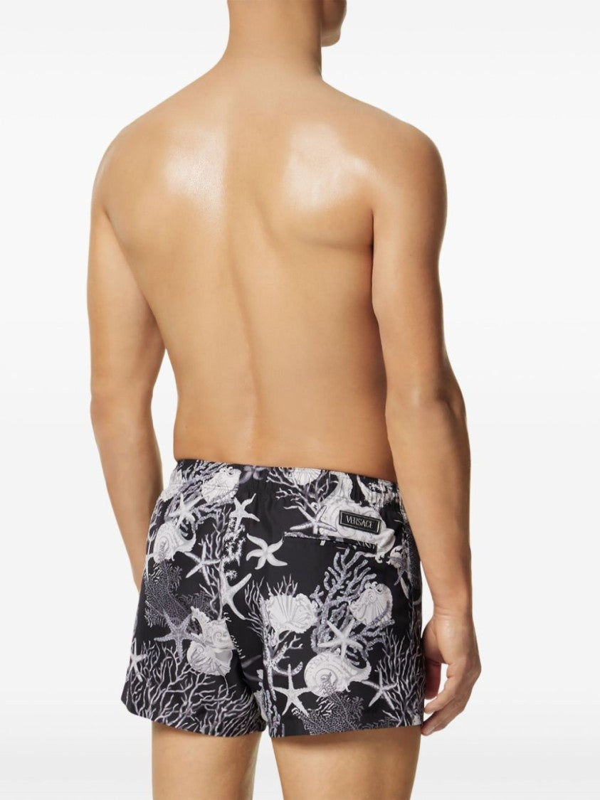 Versace Thigh-Length Swim Shorts