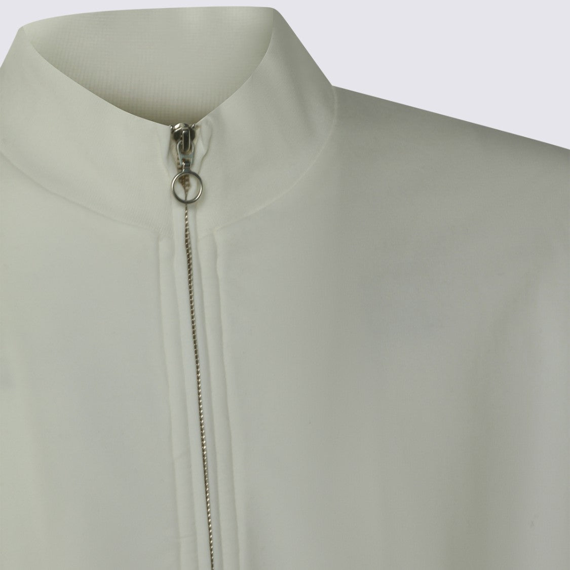 04651/A Trip In A Bag Zip-Up Sweater With High Collar And Metal Zipper