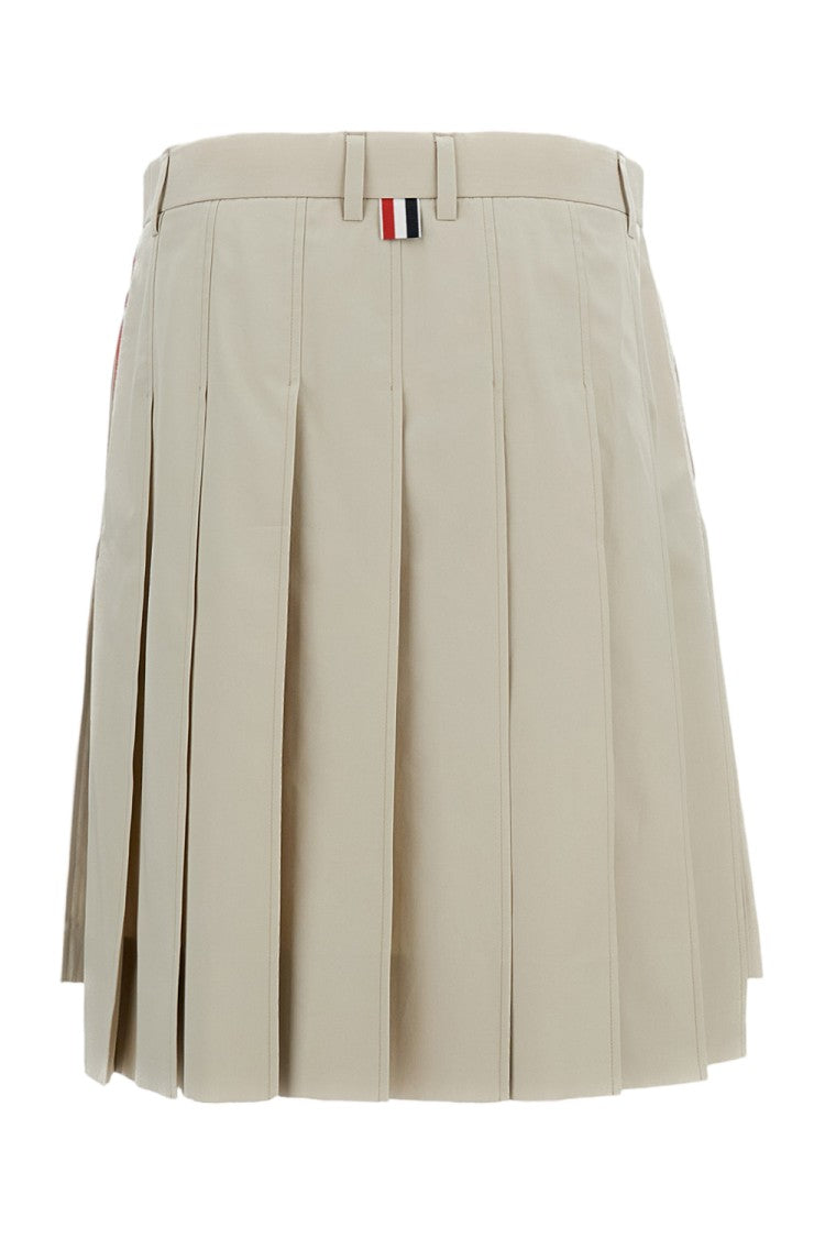 Thom Browne Cotton Pleated Skirt