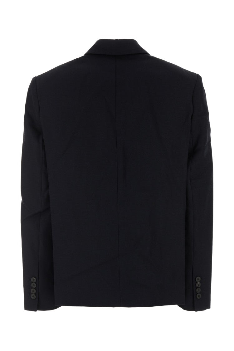 Jacquemus Cropped Black Jacket With Square Silhouette