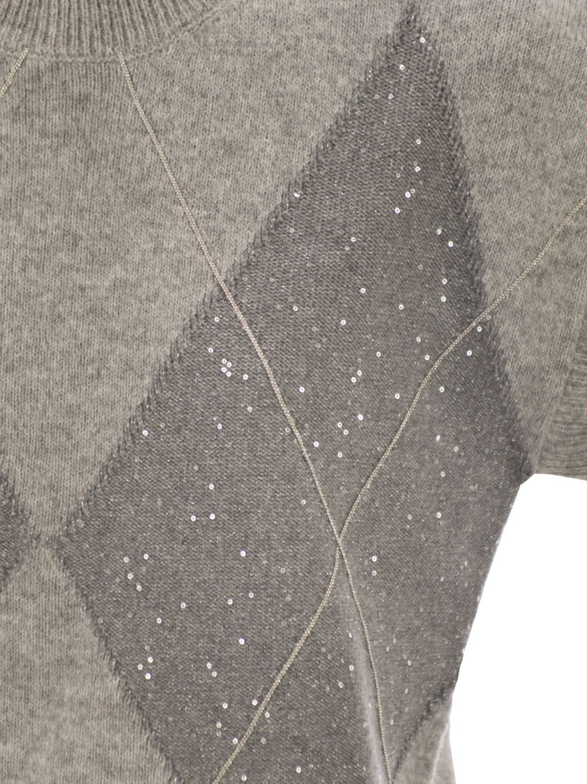 Peserico Cashmere Lurex Silk Wool Knitwear