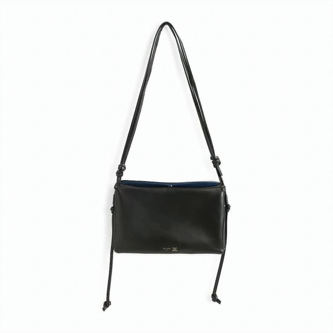 Celine Structured Flap Shoulder Bag In Smooth Lambskin