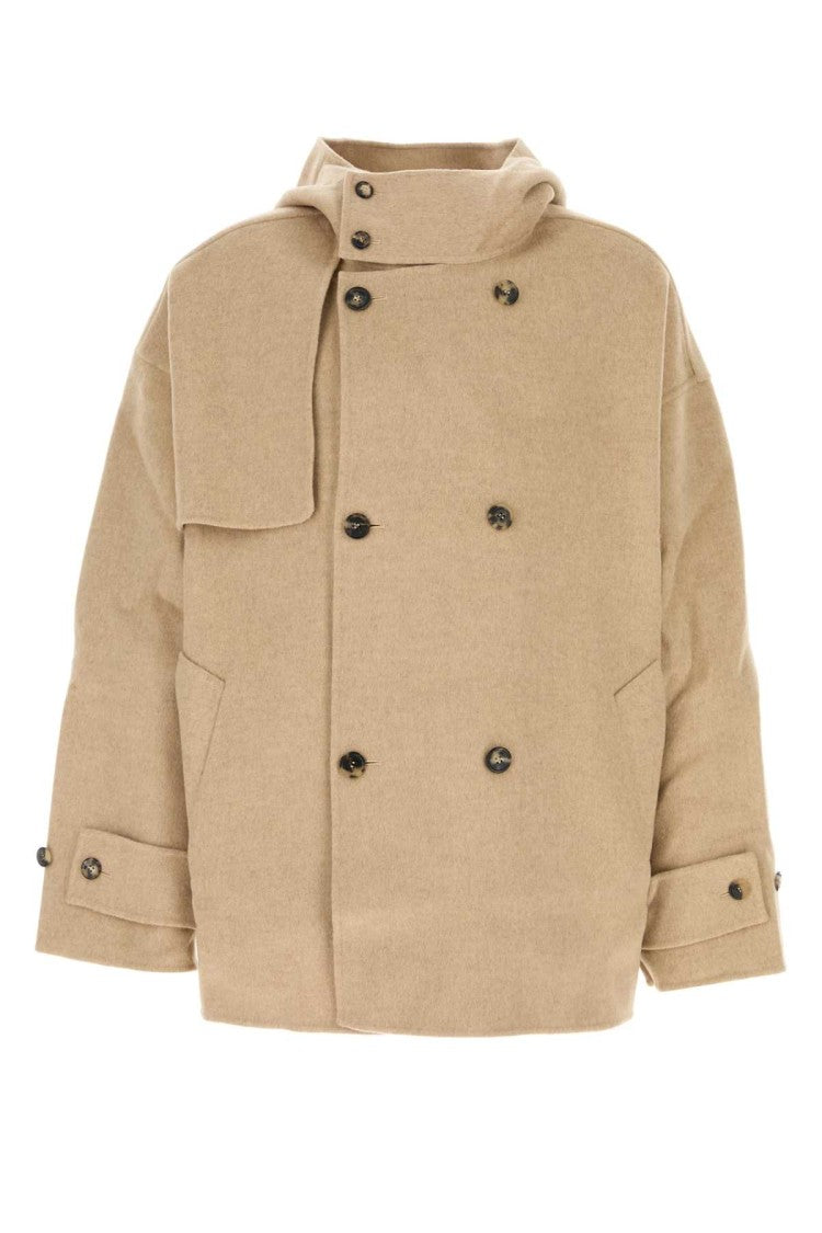 J. W. Anderson Beige Wool Oversize Coat