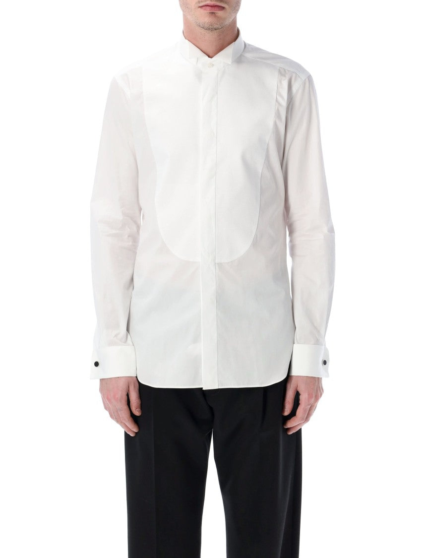 Xacus White Plastron Formal Shirt