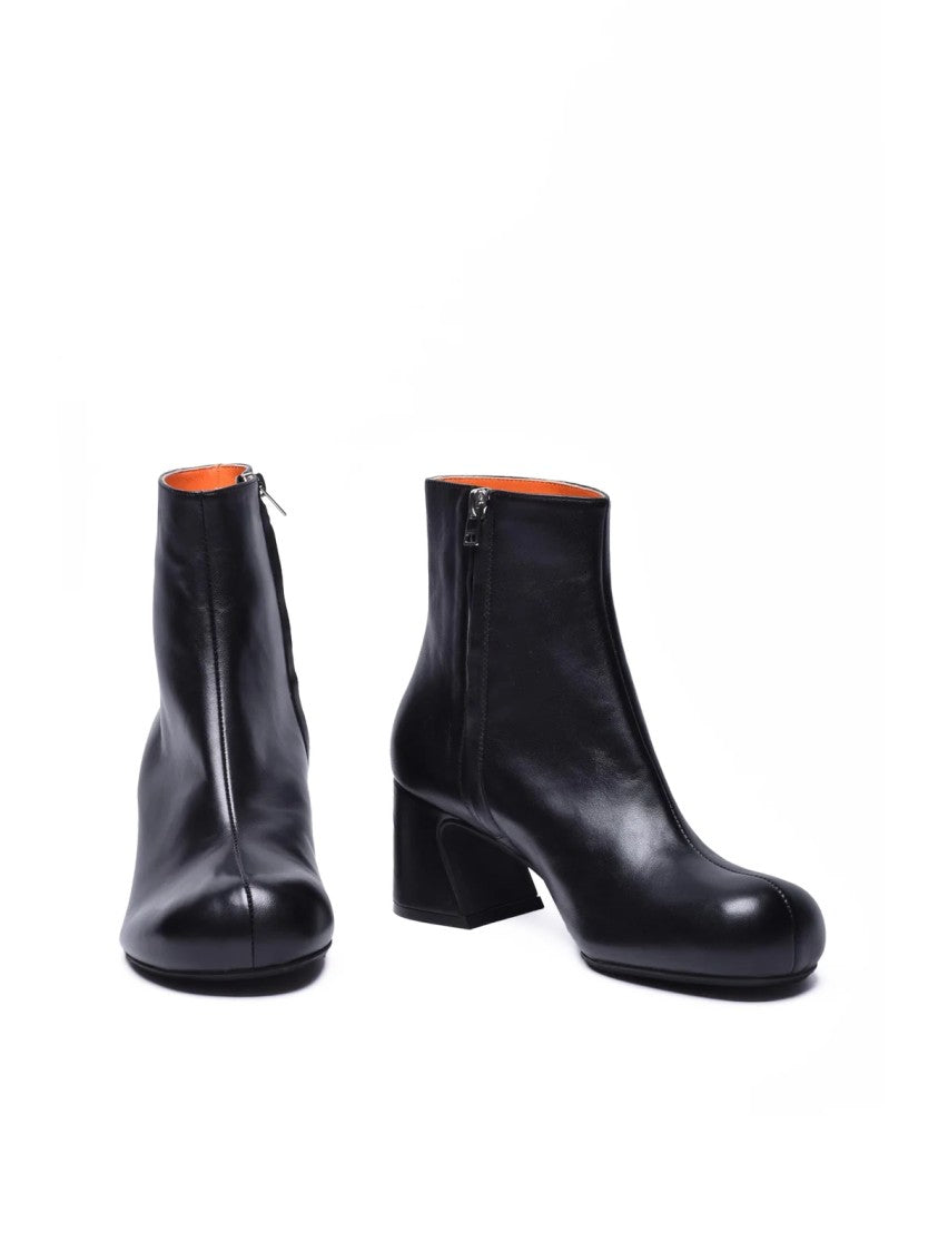 Marni Black Ankle Boot With Zip