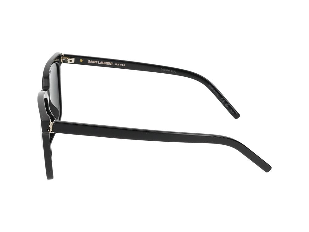 Saint Laurent Black Sl M146 Square Sunglasses