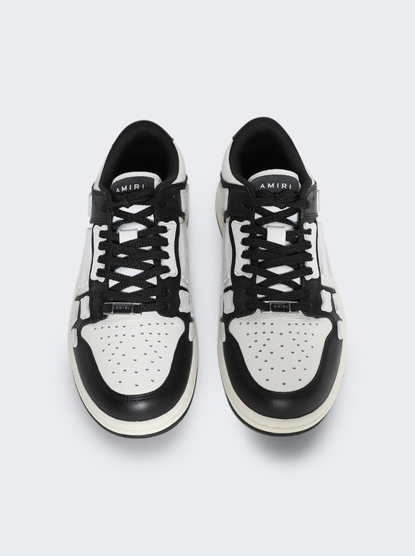 Amiri Skel Top Low Top Sneakers Black And White