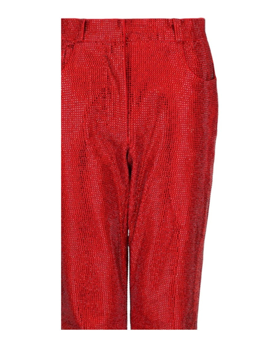 Ferragamo Crystal-Embellished Pants
