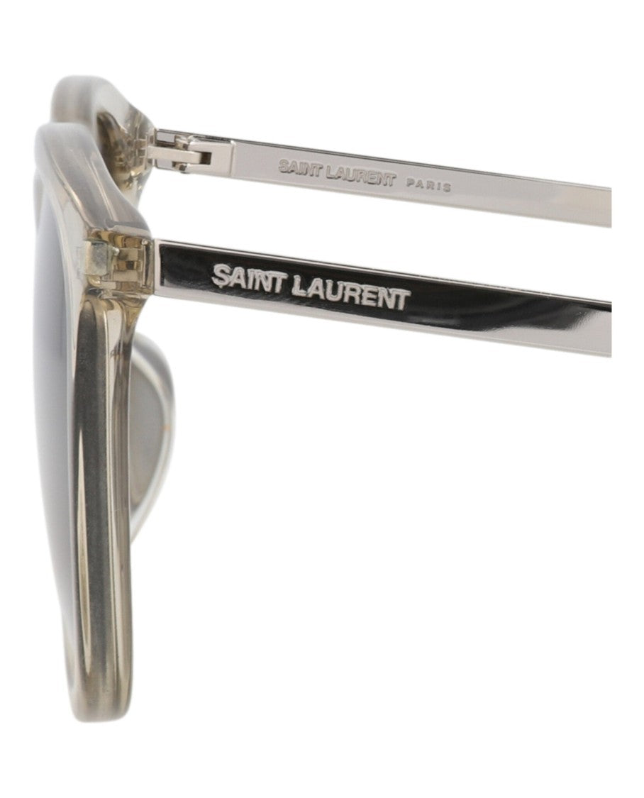 Saint Laurent Square-Frame Acetate Sunglasses With Saddle Nose Bridge