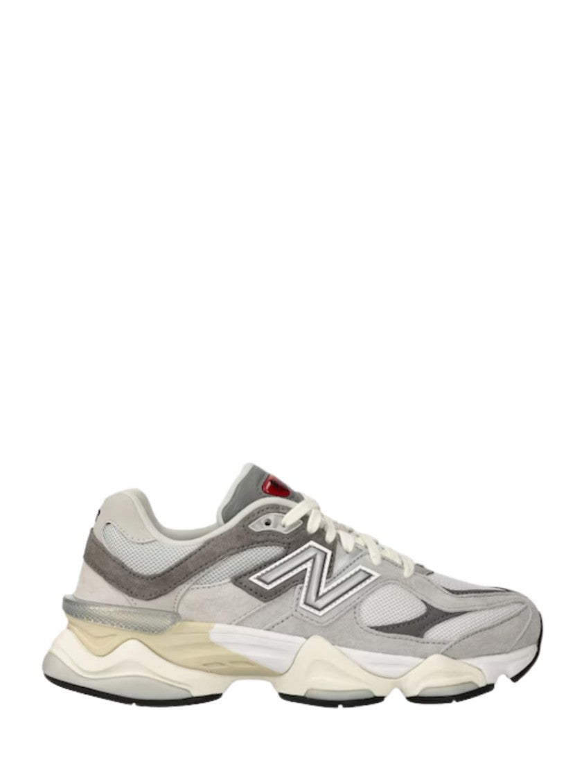 New Balance Grey White Suede 9060 Sneakers