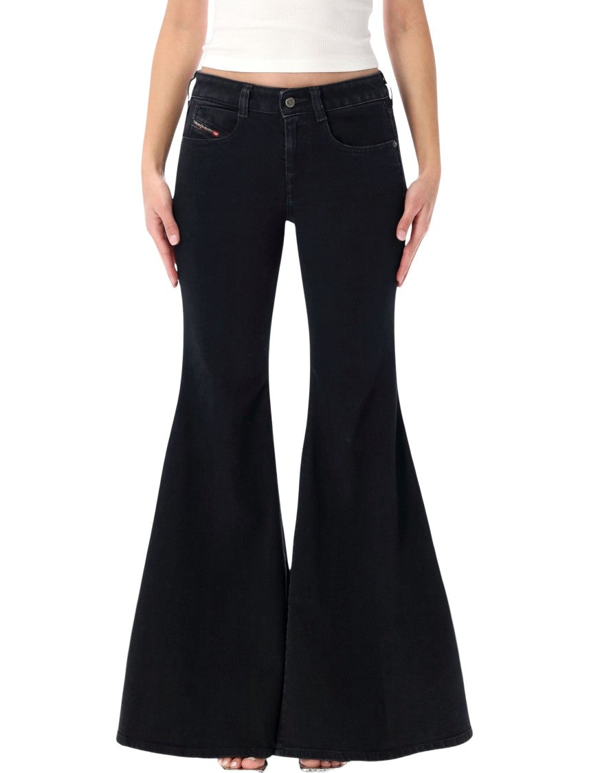 Diesel D Bleess Low Waisted Flare Jeans