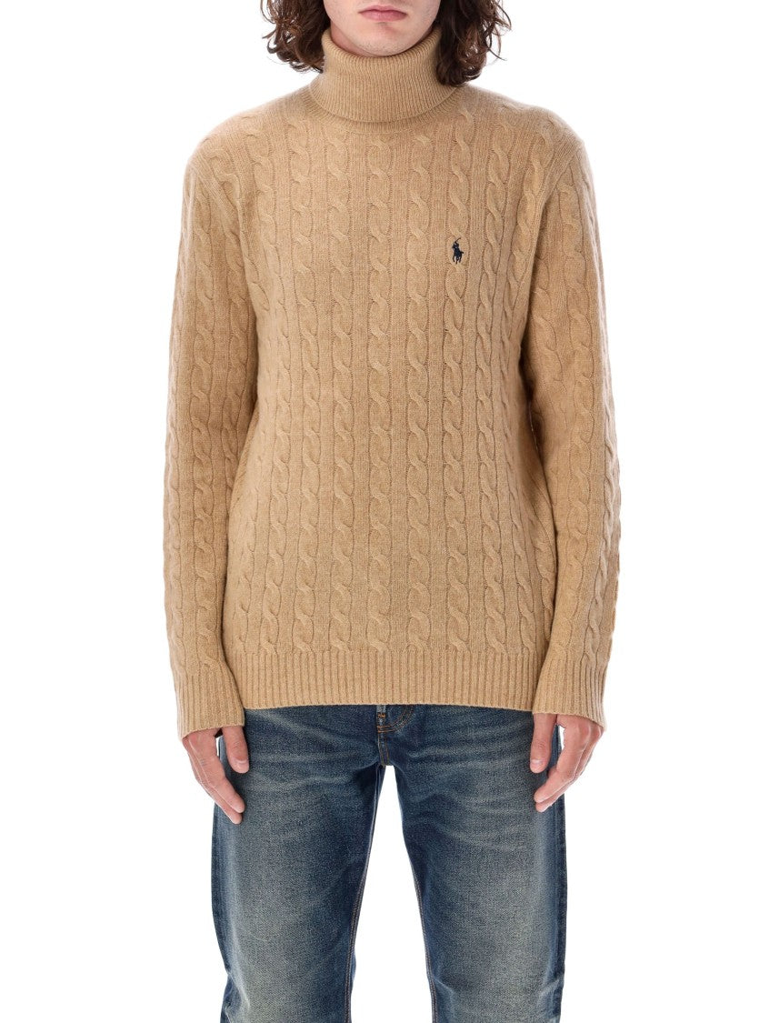 Polo Ralph Lauren High-Neck Cable Knit Sweater