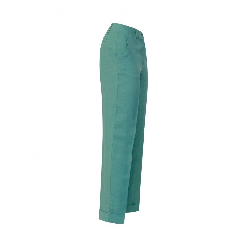 P.A.R.O.S.H. Parosh D232443 068 Raisa25 Green Viscose Pants