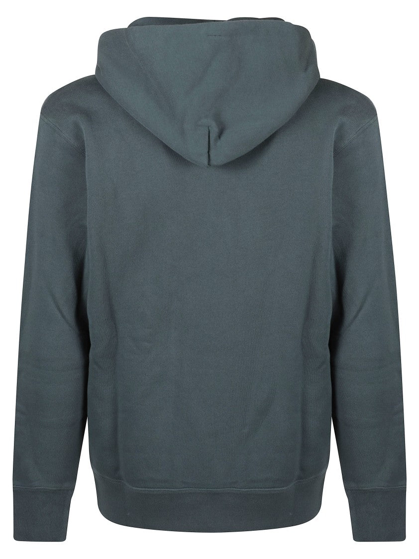 Autry Relaxed Fit Hoodie With Embroidered Logo And Classic Kangaroo Pocket