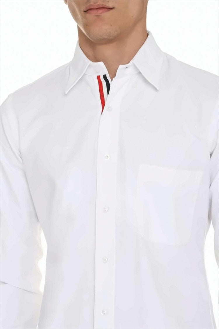 Thom Browne Classic Button-Down Long-Sleeve Shirt With Tailored Fit
