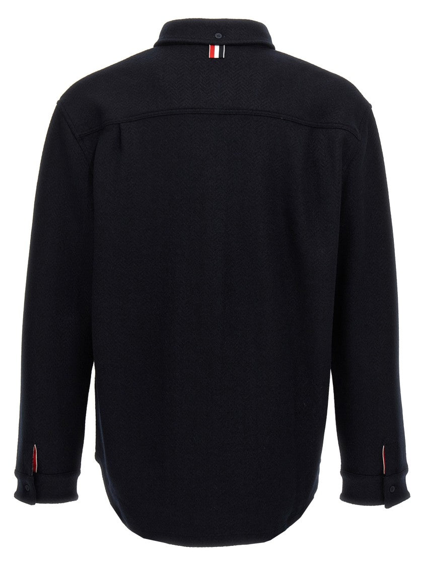 Thom Browne Oversized Herringbone Shirt