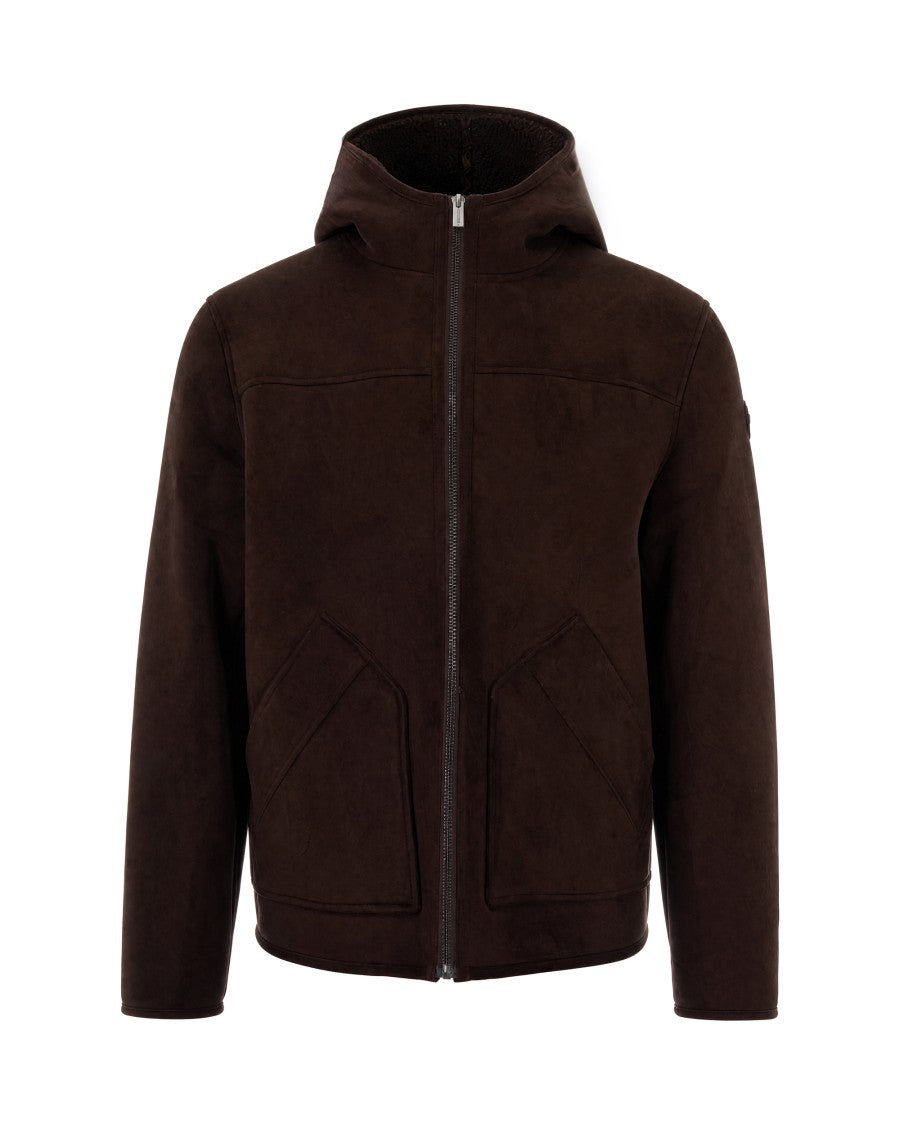 Colmar Regular-Fit Suede Flap-Pocket Casual Jacket