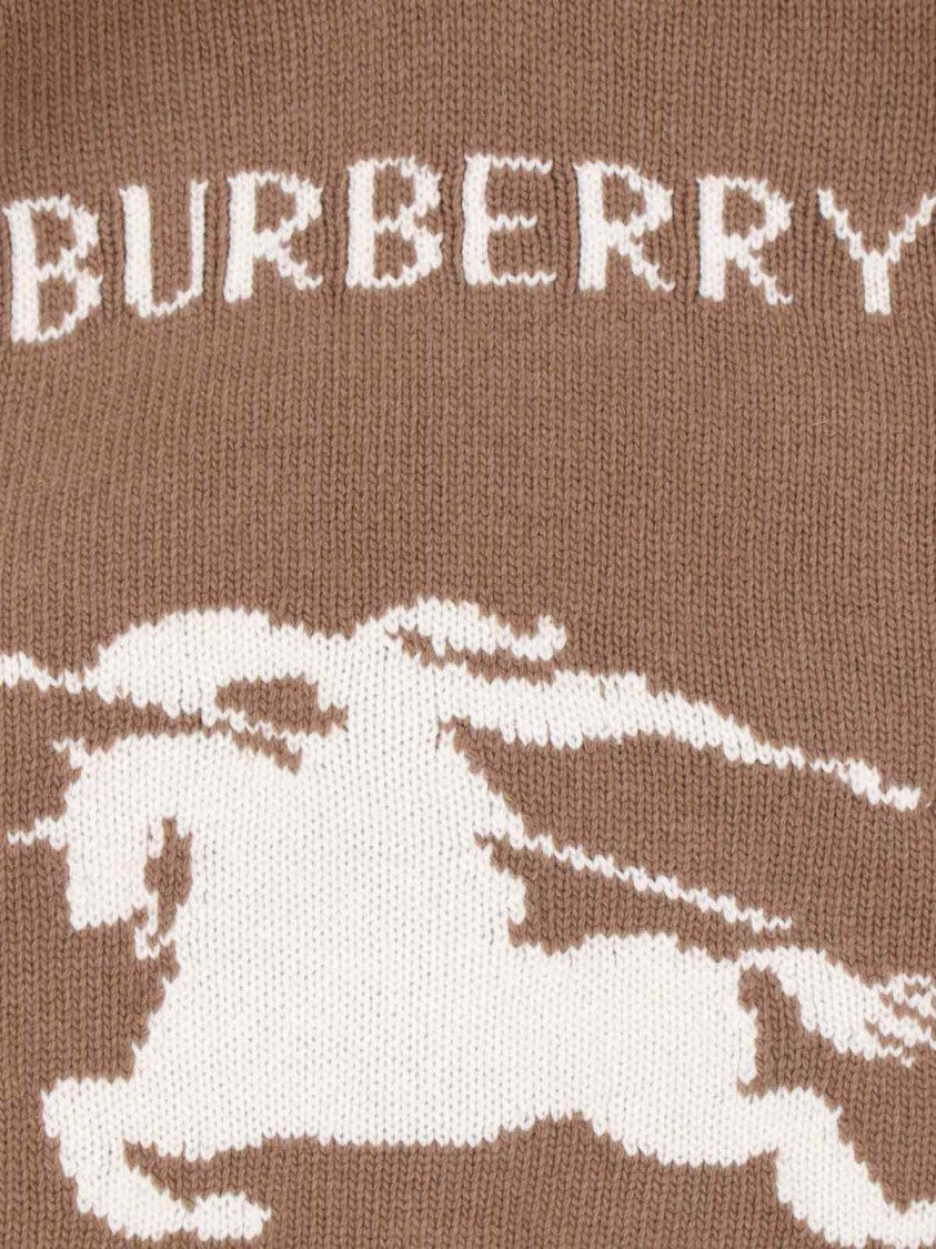 Burberry "Ekd" Wool And Cashmere Sweater – Beige