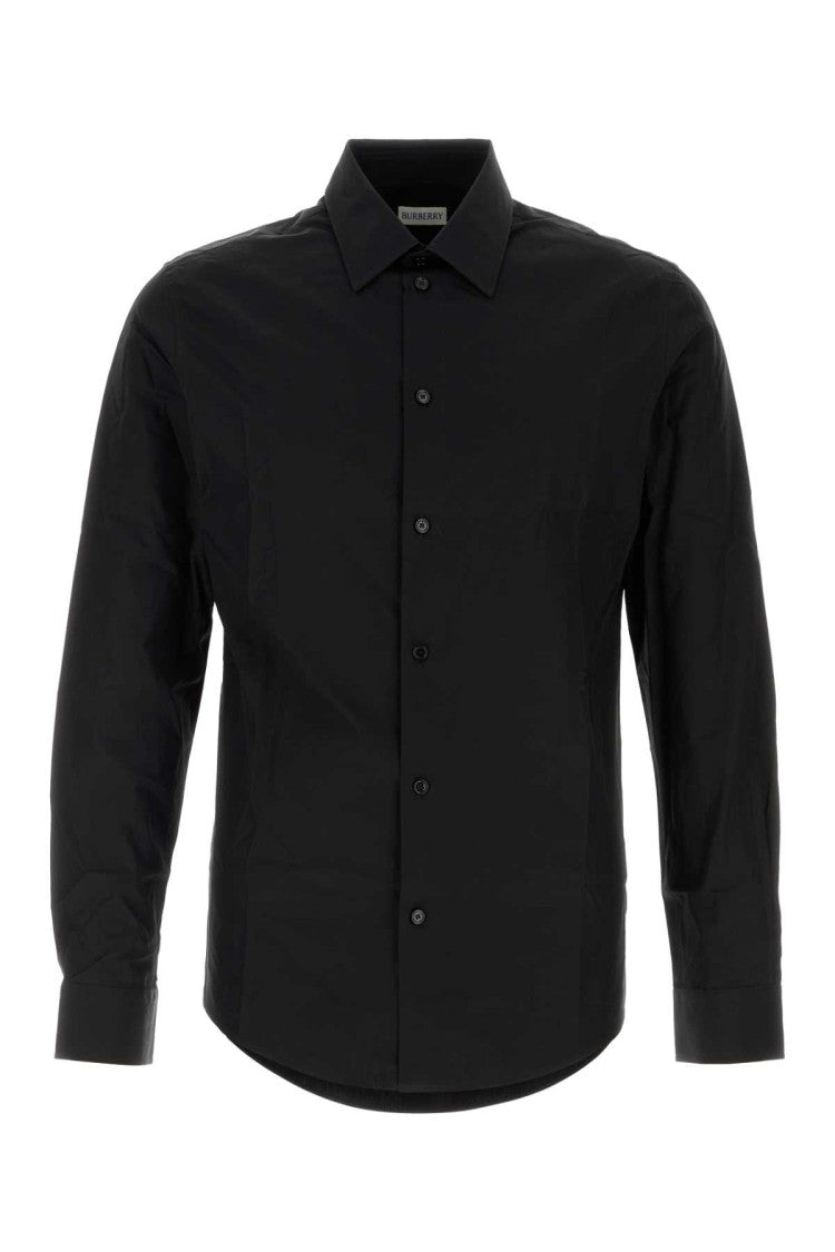 Burberry Black Poplin Shirt