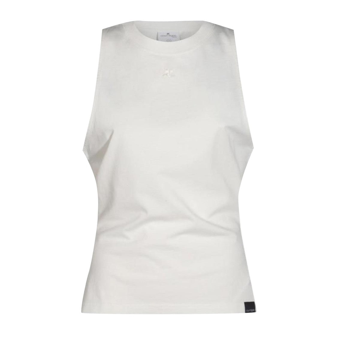 Courrèges Fitted High Neck Tank Top