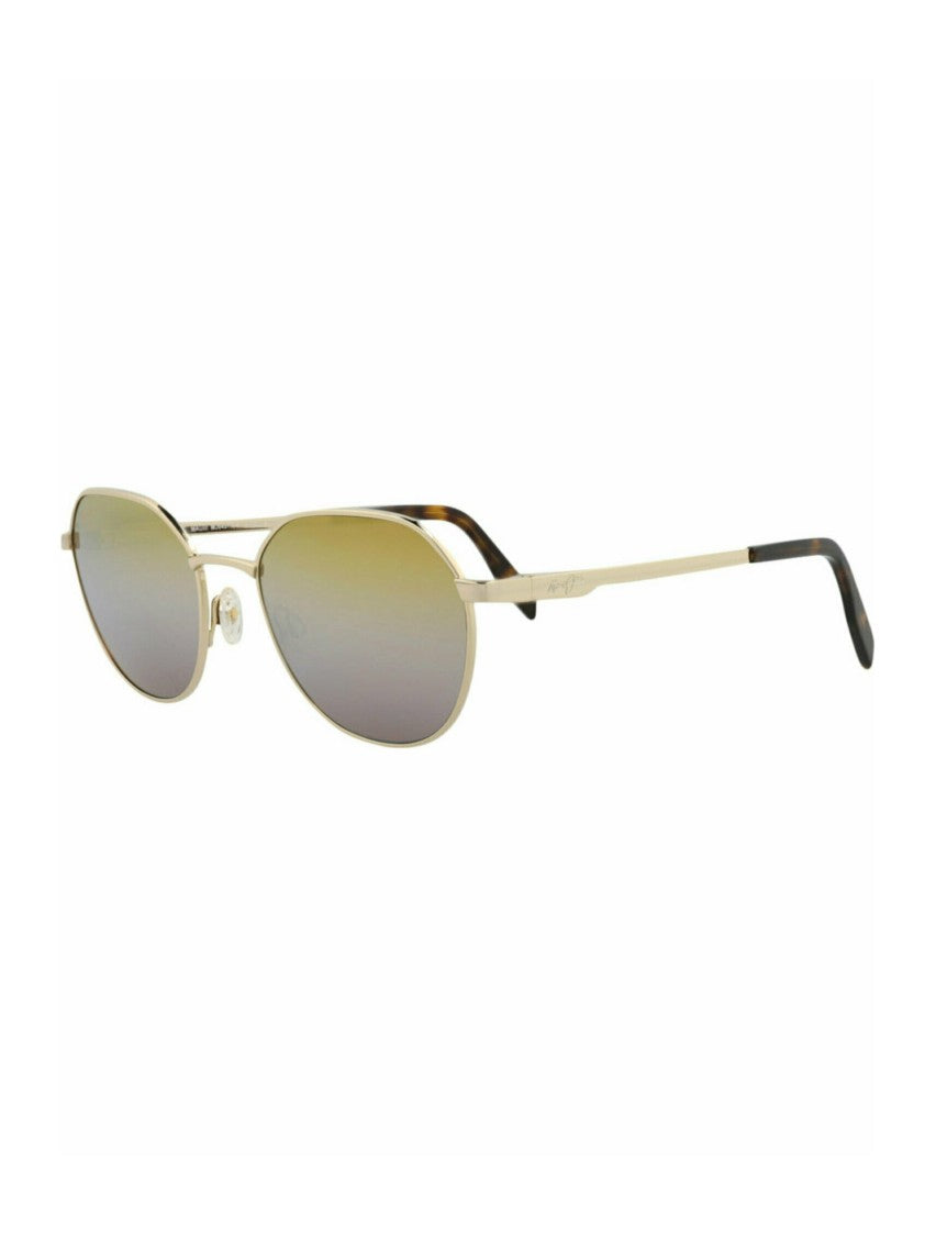 Maui Jim Round-Frame Monel Sunglasses With Gradient Lenses