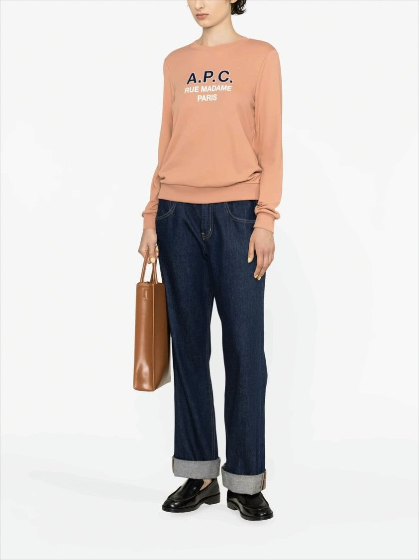 A.P.C. Madame Logo Printed Sweatshirt