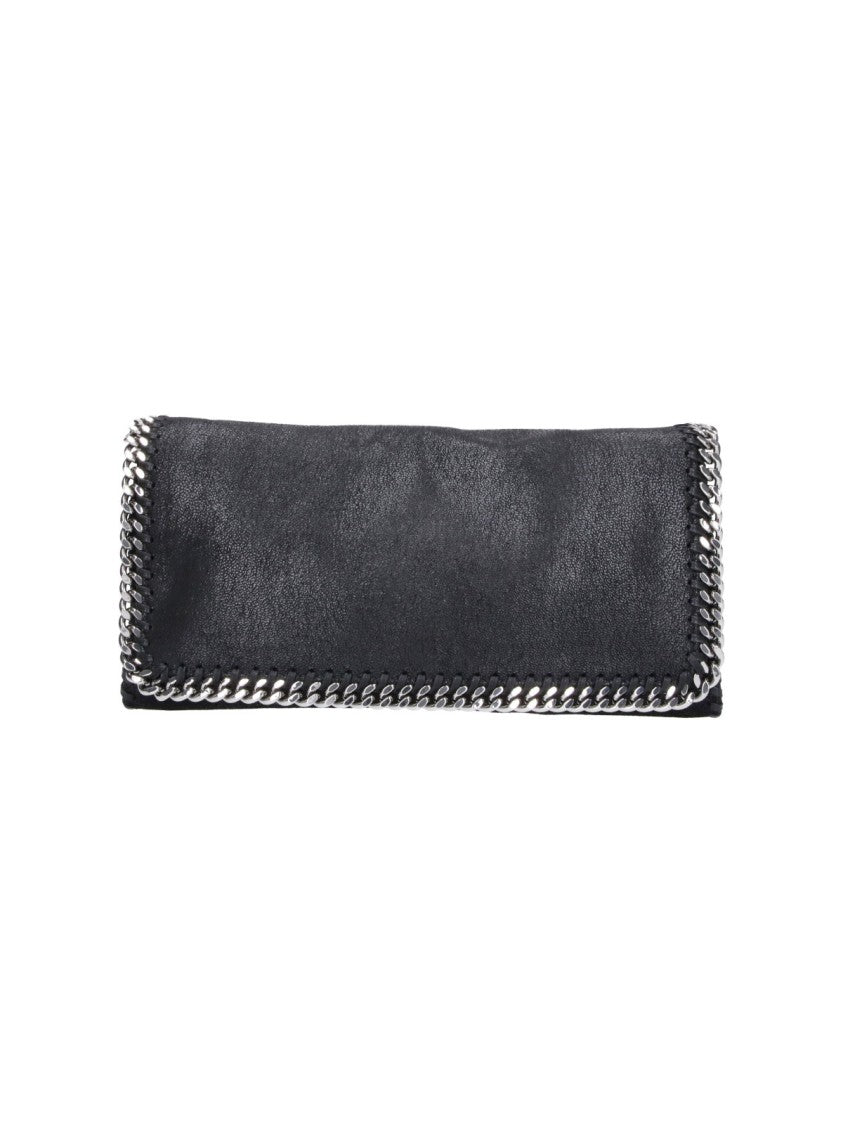Stella Mccartney Black Falabella Faux Leather Messenger Bag