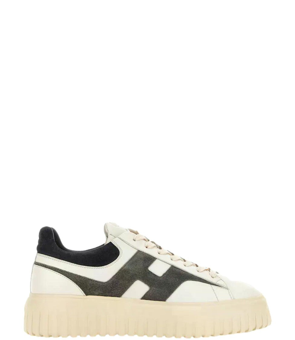 Hogan Suede Chunky Sole Low-Top Sneakers