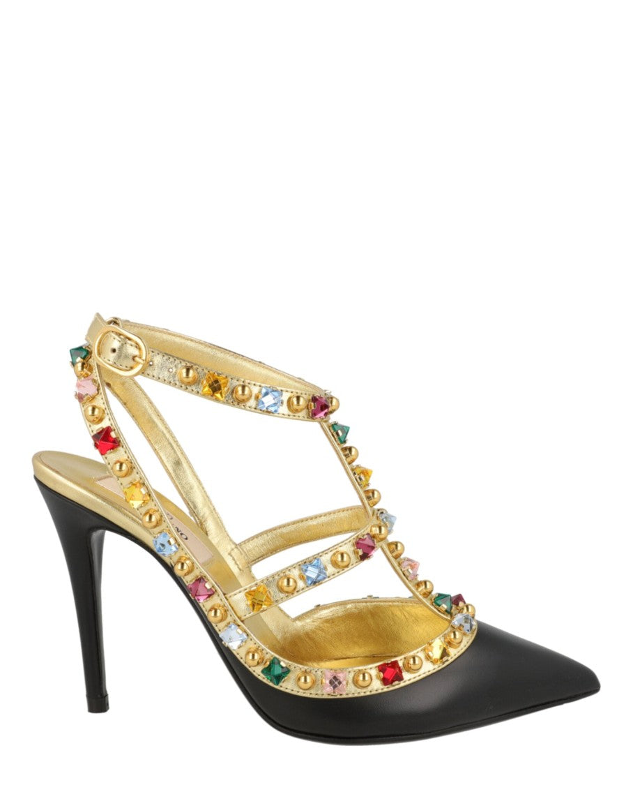 Valentino Rockstud Cage Pumps
