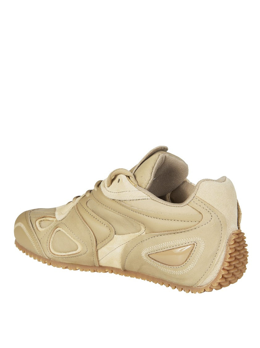 Axel Arigato Brown Slow Runner Suede Layered Sneakers