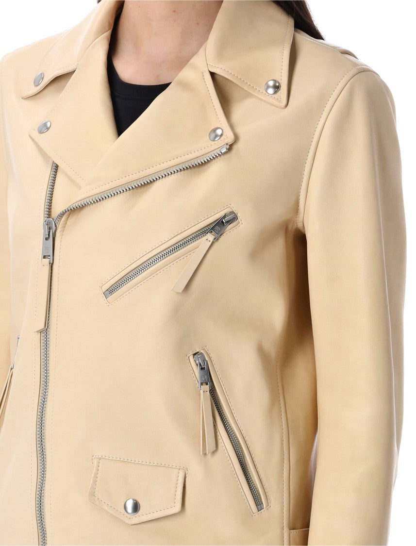 Polo Ralph Lauren Sheepskin Leather Moto Jacket