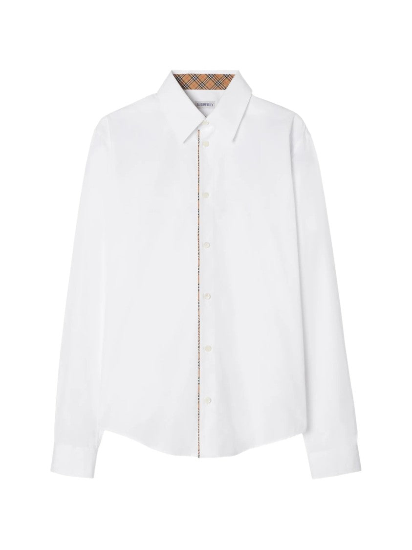 Burberry White Button-Up Shirt