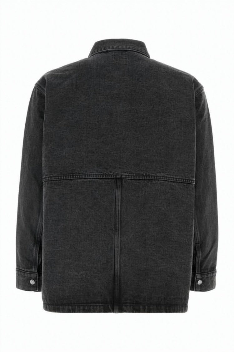 Needles Boxy Oversized Denim Jacket With Washed Black Finish