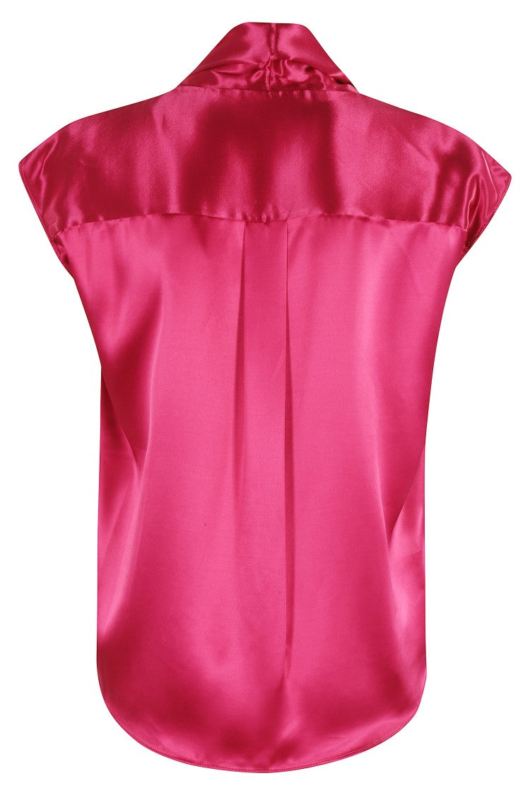 Alberta Ferretti Shiny Satin Shirt