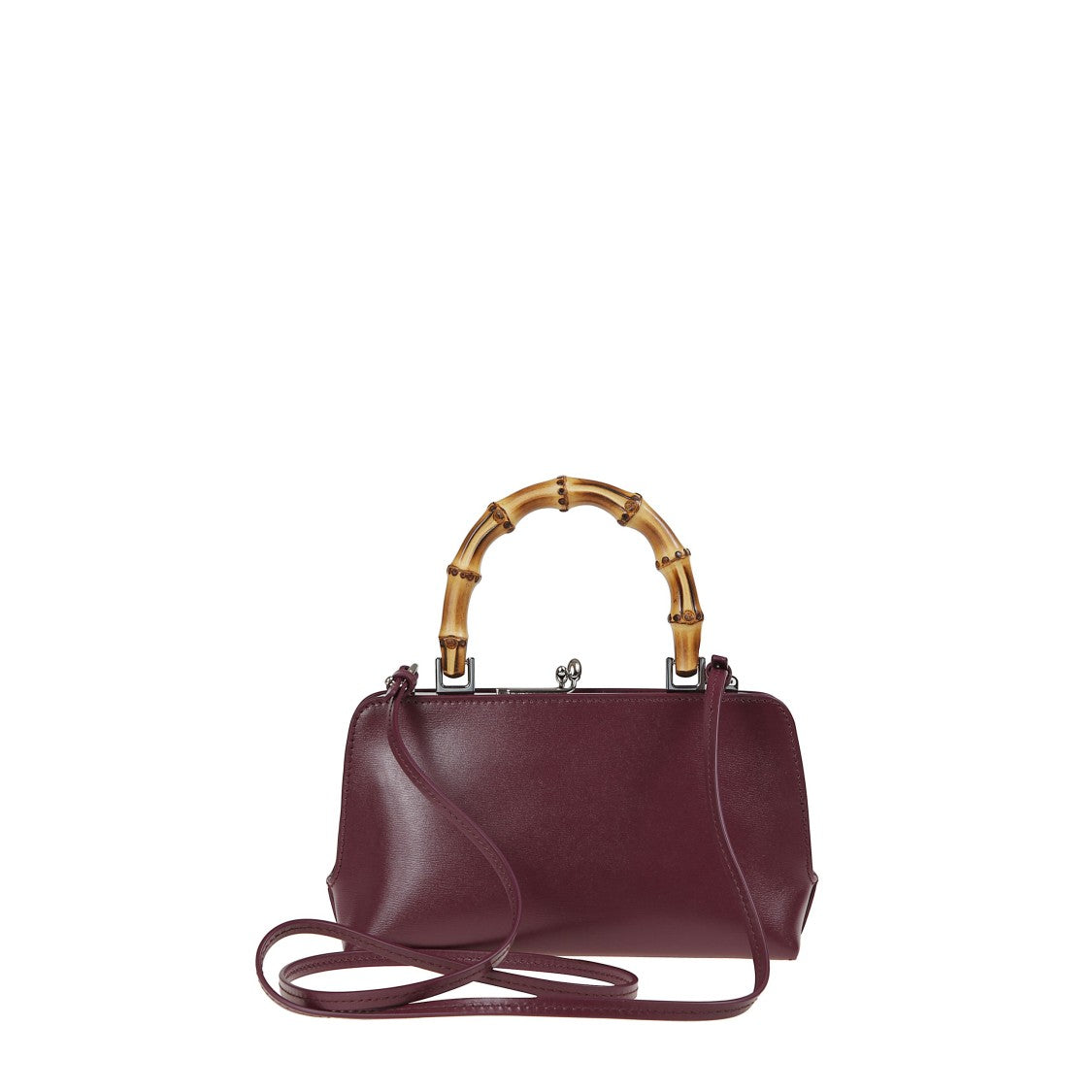 Jil Sander Natural Bamboo Mini Tote With Structured Silhouette