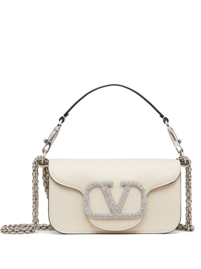 Valentino Garavani Crystal Logo Rectangular Handbag