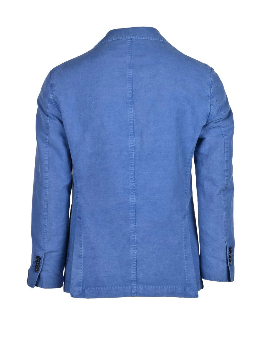 L.B.M. 1911 Cotton Linen Jacket - Blue