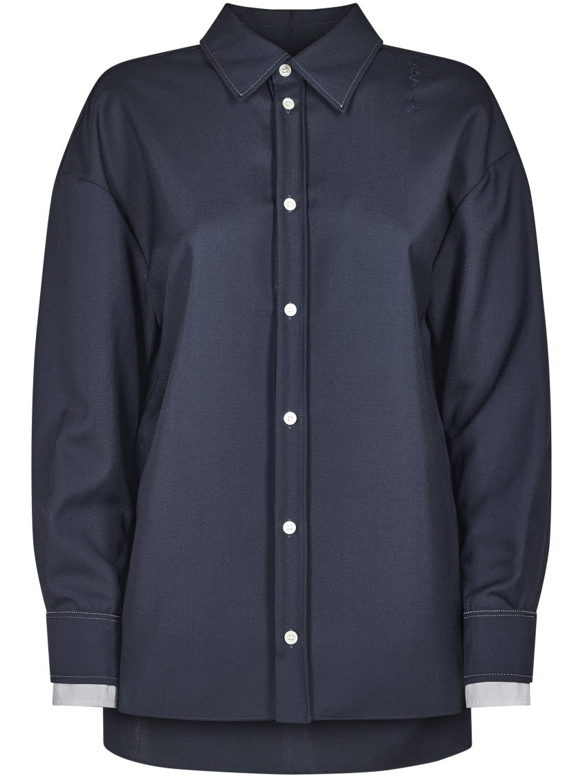 Marni Relaxed Fit Black Shirt