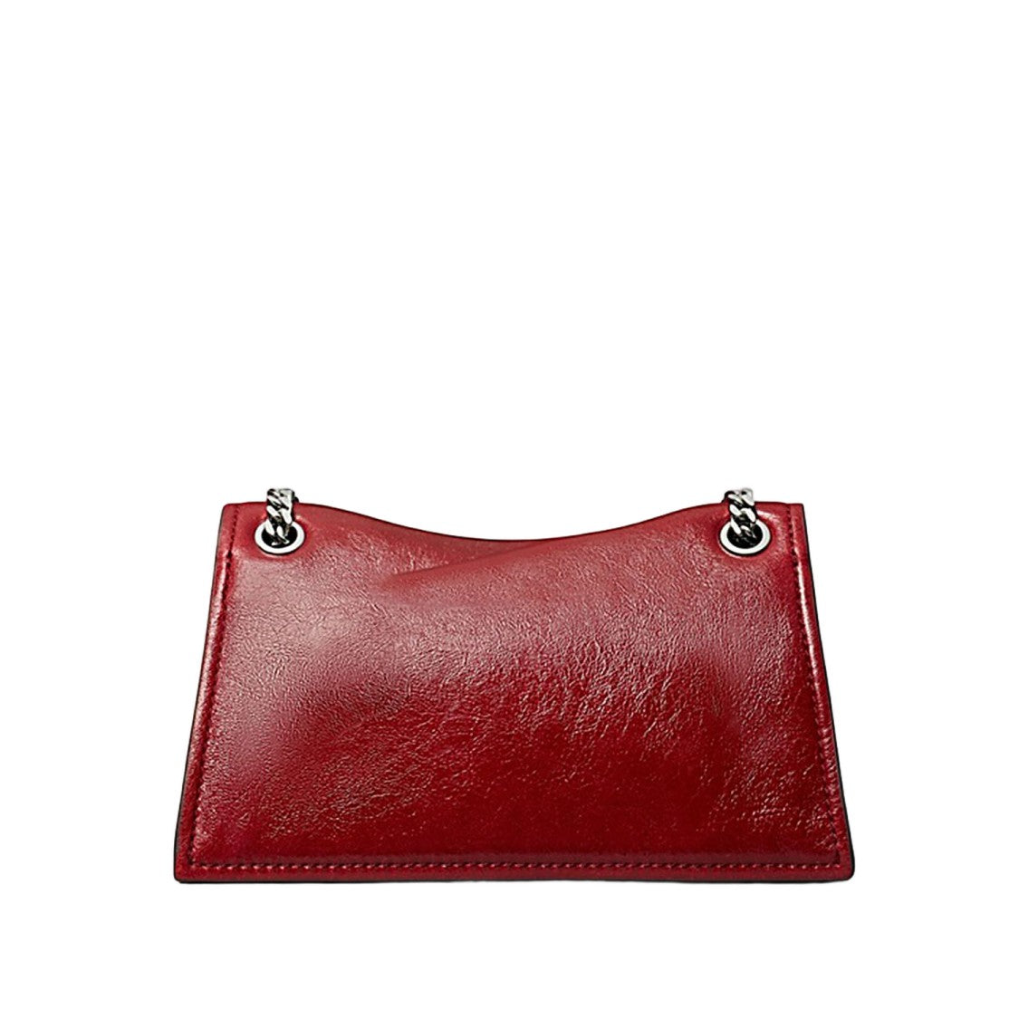 Tory Burch Rectangular Leather Handbag With Chain Shoulder Strap